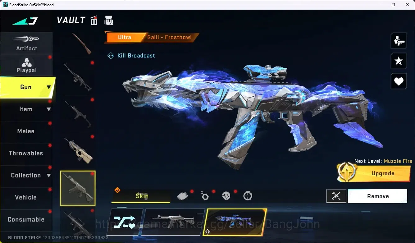 Blood Strike Accounts ASIA|4 Eternal Gun|7 Collab Gun|1 Limited Gun|3 Ul image 18