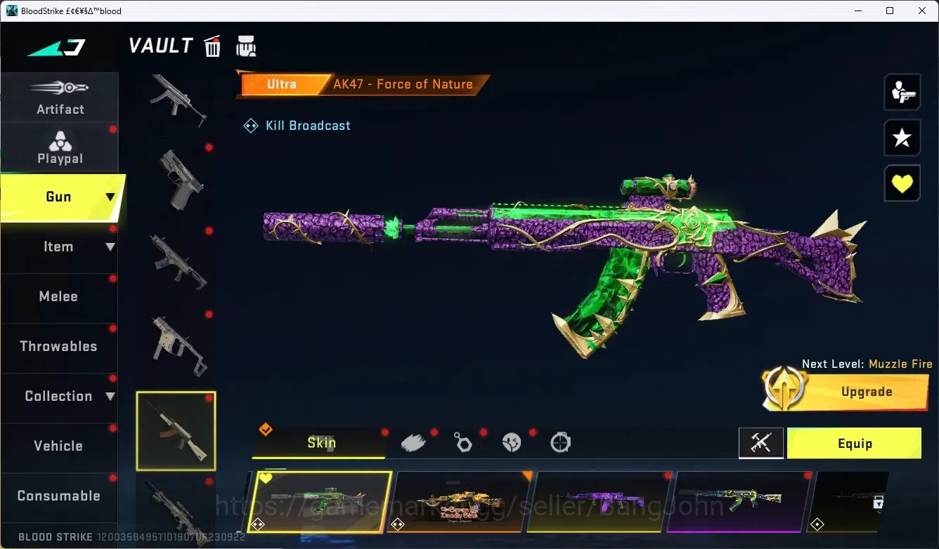 Blood Strike Accounts ASIA|4 Eternal Gun|7 Collab Gun|1 Limited Gun|3 Ul image 5