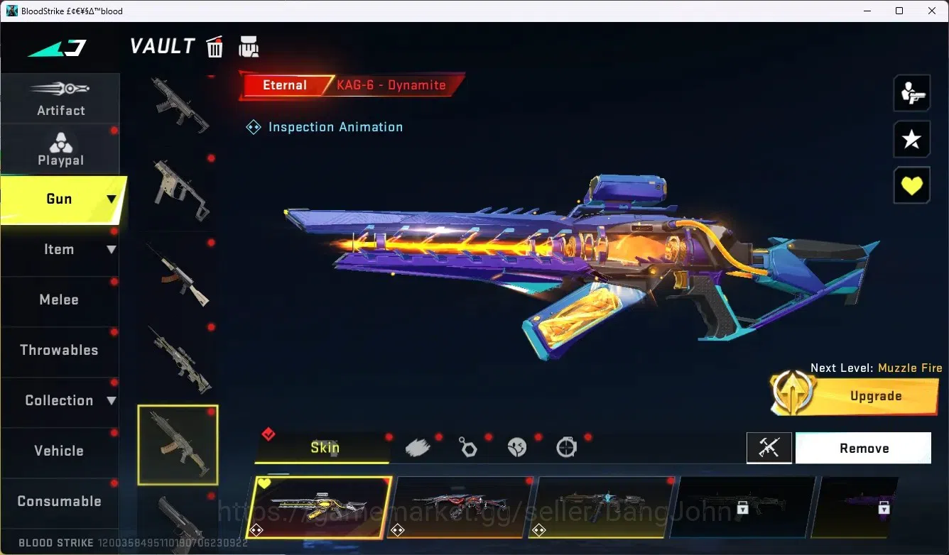 Blood Strike Accounts ASIA|4 Eternal Gun|7 Collab Gun|1 Limited Gun|3 Ul image 6