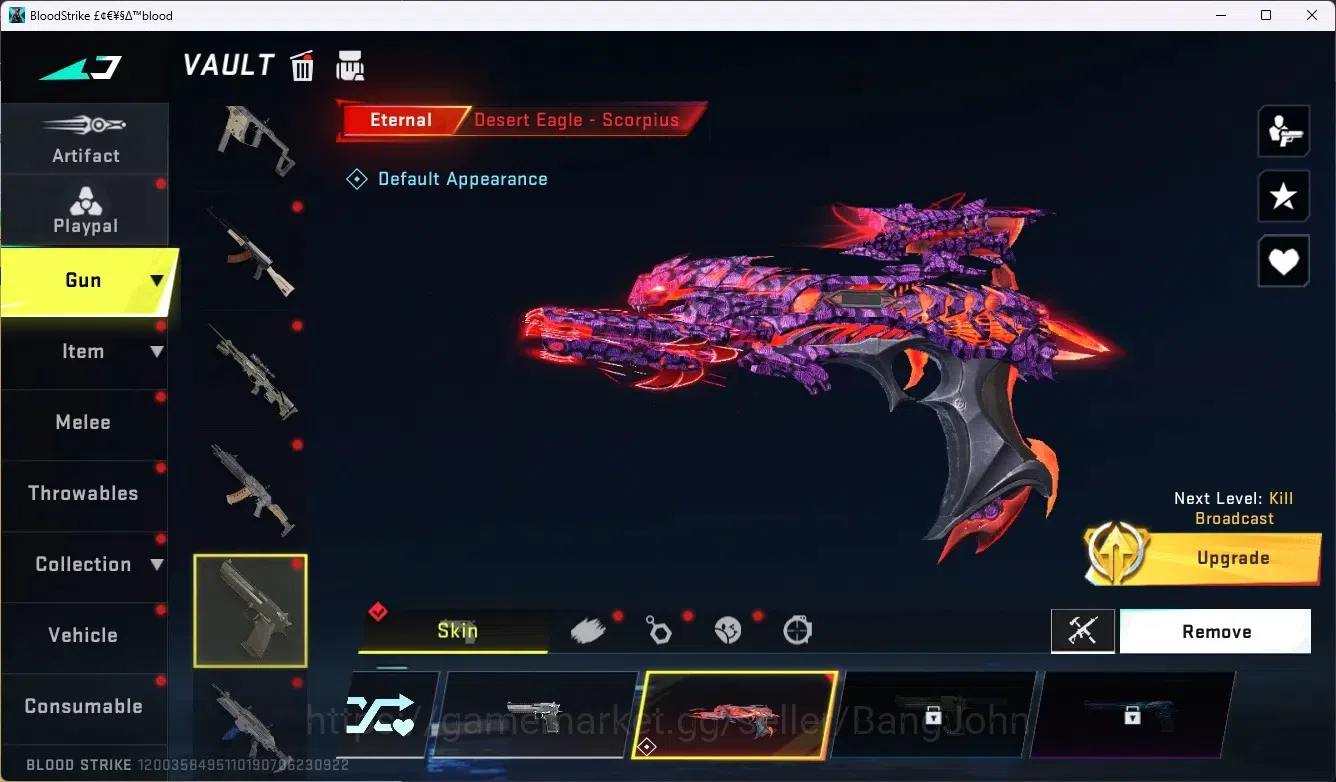Blood Strike Accounts ASIA|4 Eternal Gun|7 Collab Gun|1 Limited Gun|3 Ul image 8