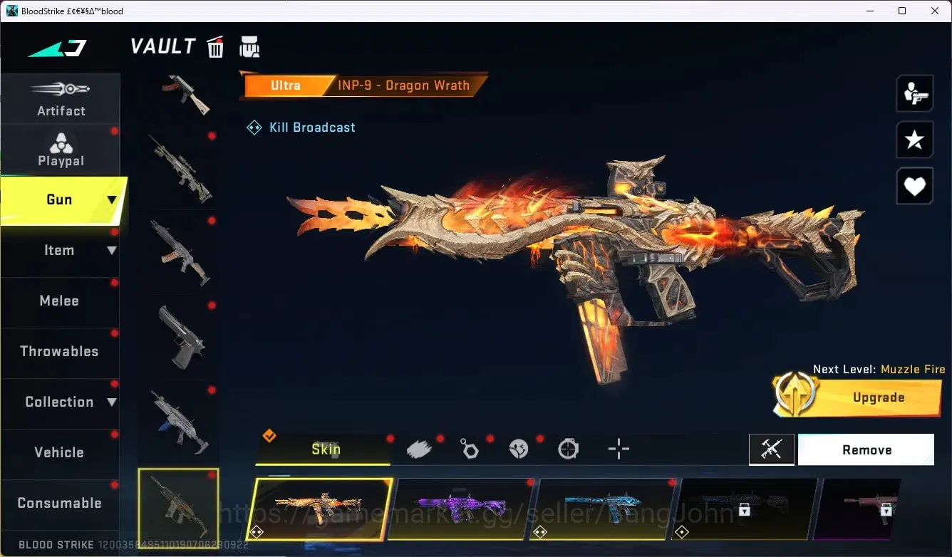 Blood Strike Accounts ASIA|4 Eternal Gun|7 Collab Gun|1 Limited Gun|3 Ul image 9