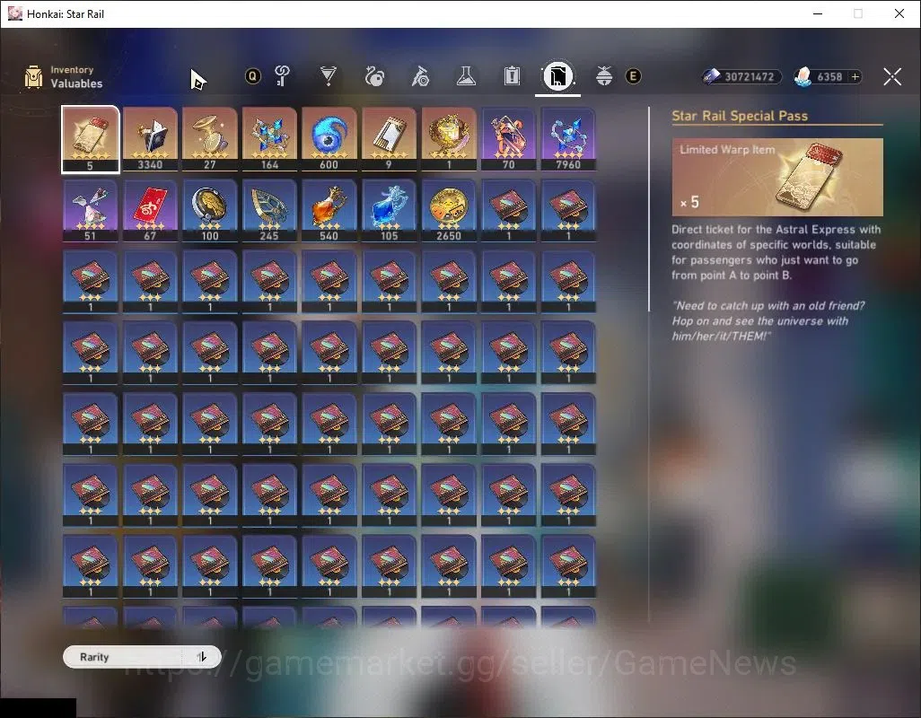 Honkai Star Rail Accounts Asia|TL 65|6k SJ|Elation Team|10 Limited|[Sparxie, image 10