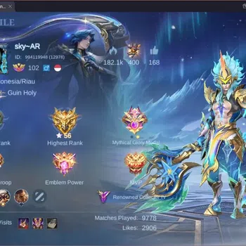 Mobile Legends: Bang Bang Accounts Collector Global |Hero 133|Skin 254|Renowned|CC Natalia|Luckybox Zhask|Meowkin