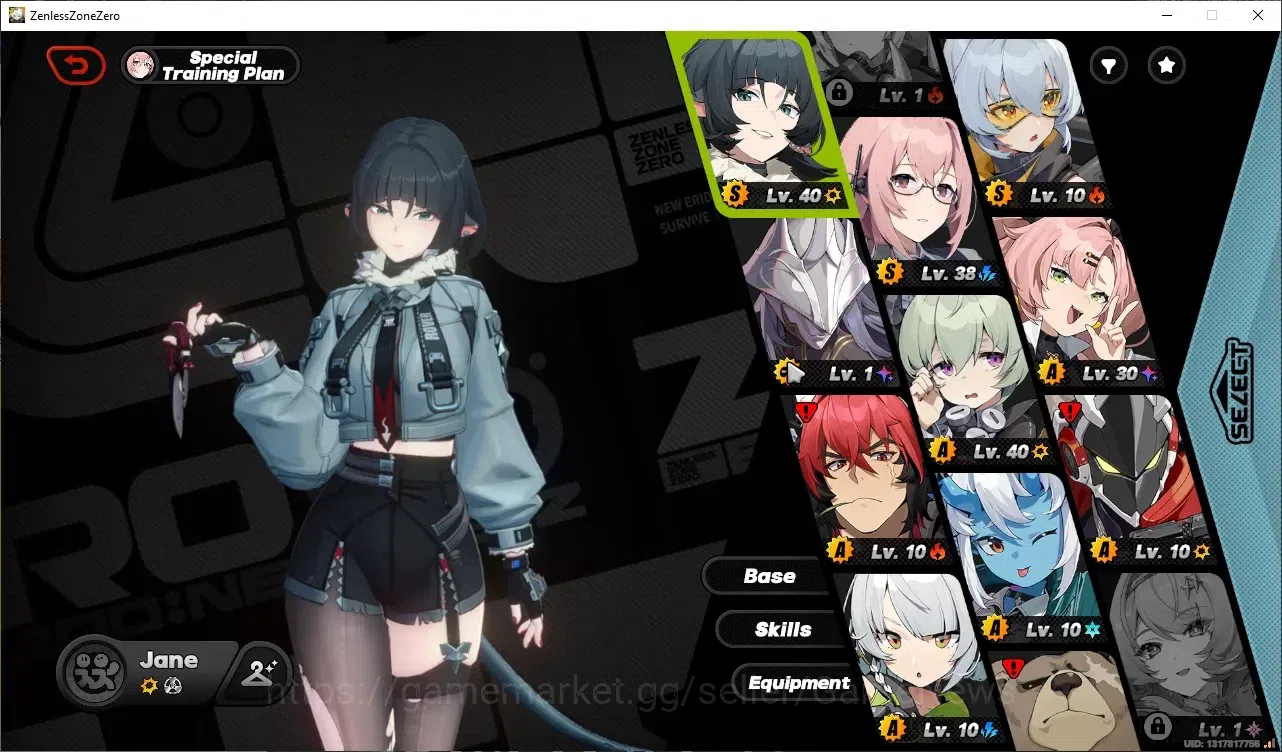 Zenless Zone Zero Accounts Starter ASIA IK 33|S1 CH2|3 Limited| (Jane Doe)+Sign Yanagi,Pyrois +1 STD Char |Rate ON|MC 1