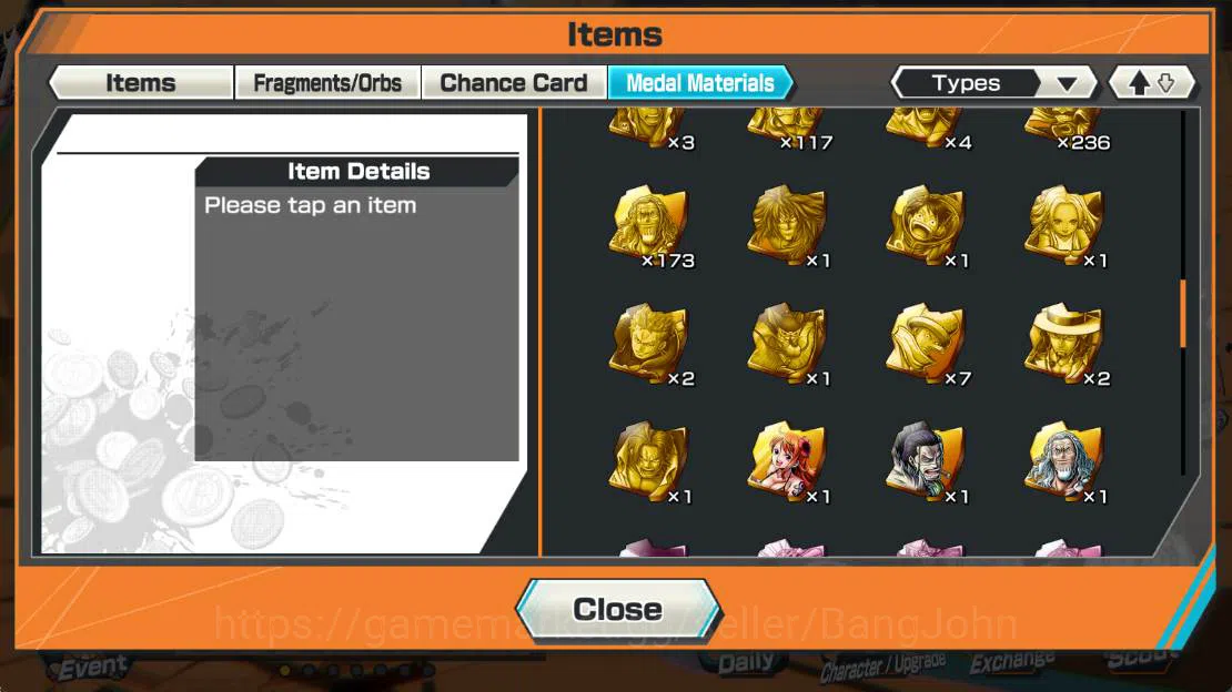 One Piece Bounty Rush Accounts Others GLOBAL| EX 2 | GP gol D roger, GP Edward new gate, First mate Silver Raileigh 17