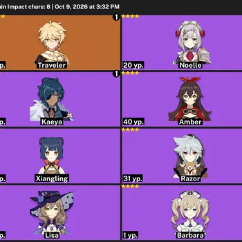 Genshin Impact Accounts Starter Genshin Impact Starter Account | Asia Server | AR 20-29 | Qiqi + Silver Sword | Full Access