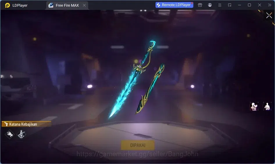Free Fire Accounts Indonesia | Vault 84| SG Lumut| SG SGKIKIR| Katana image 3