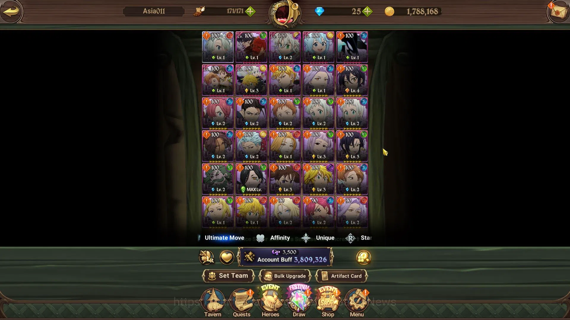 The Seven Deadly Sins: Grand Cross Accounts Asia|3,8M CC|1 LR+8 UR+Many Collab|Elizabeth,Merli image 6
