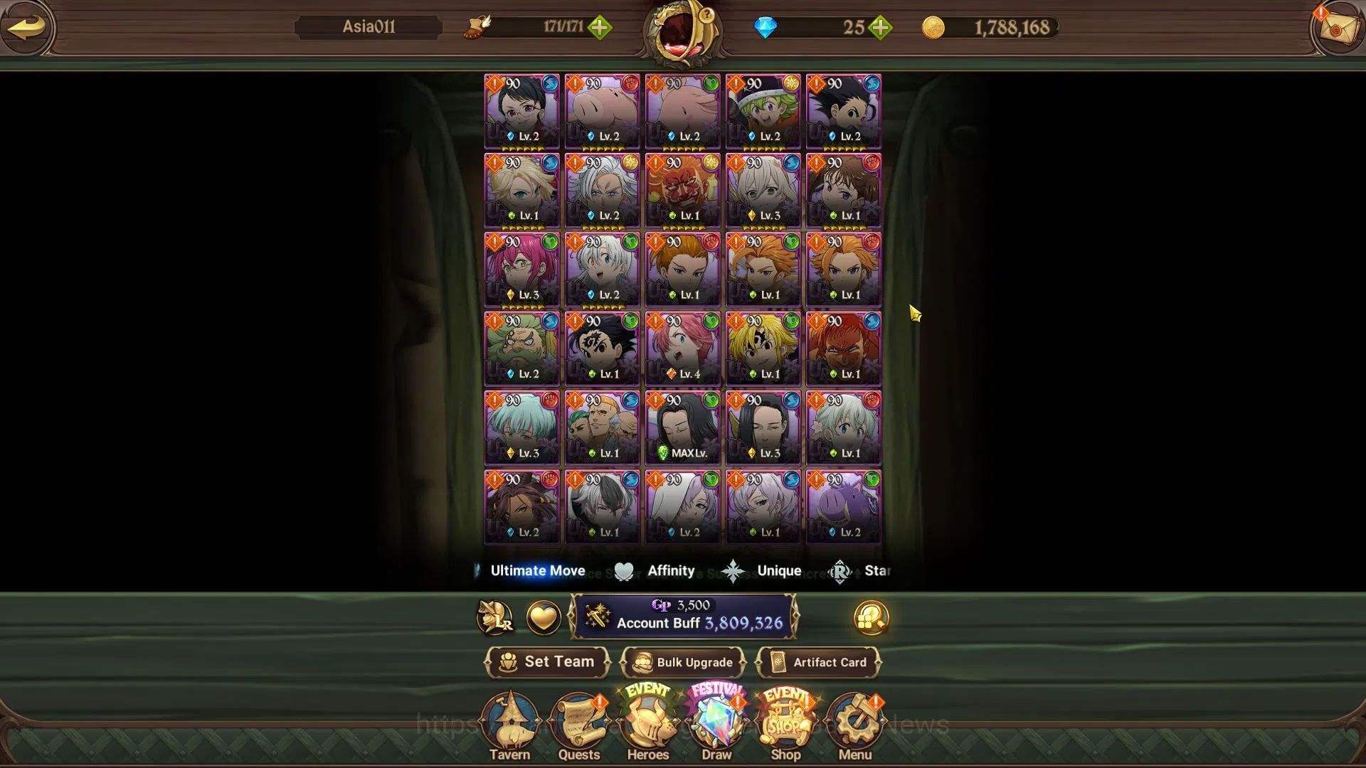 The Seven Deadly Sins: Grand Cross Accounts Asia|3,8M CC|1 LR+8 UR+Many Collab|Elizabeth,Merli image 7