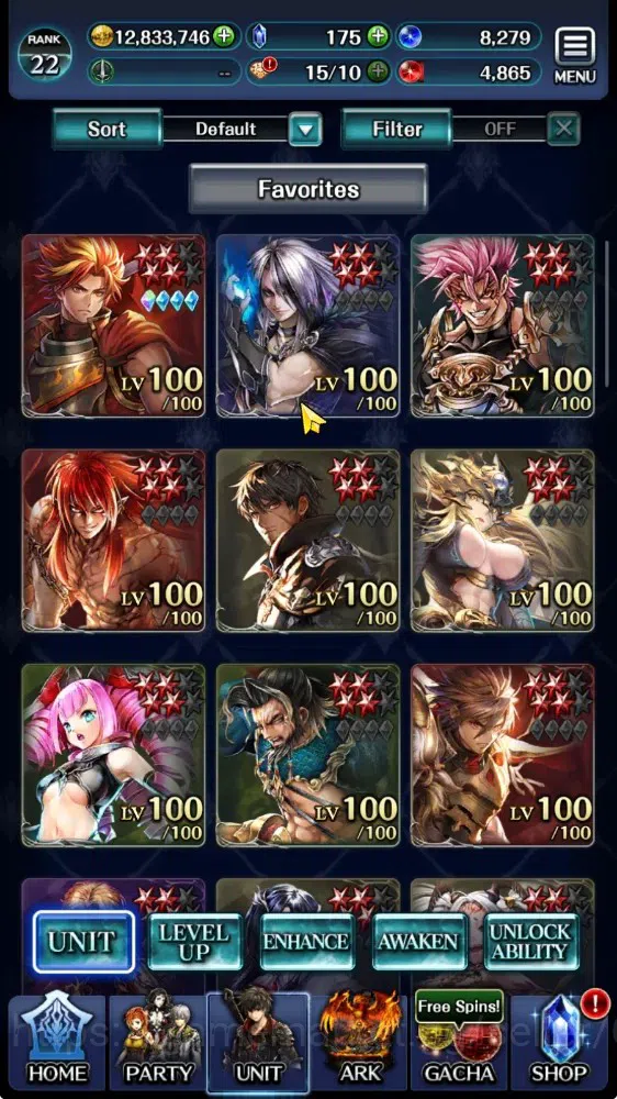 Last Cloudia Accounts Mid‑Game GLOBAL|Rank 22|Collab Brave Frontier Fire God Vargas A4 |Shinobi H Lilette A2,SM Sera,A 1
