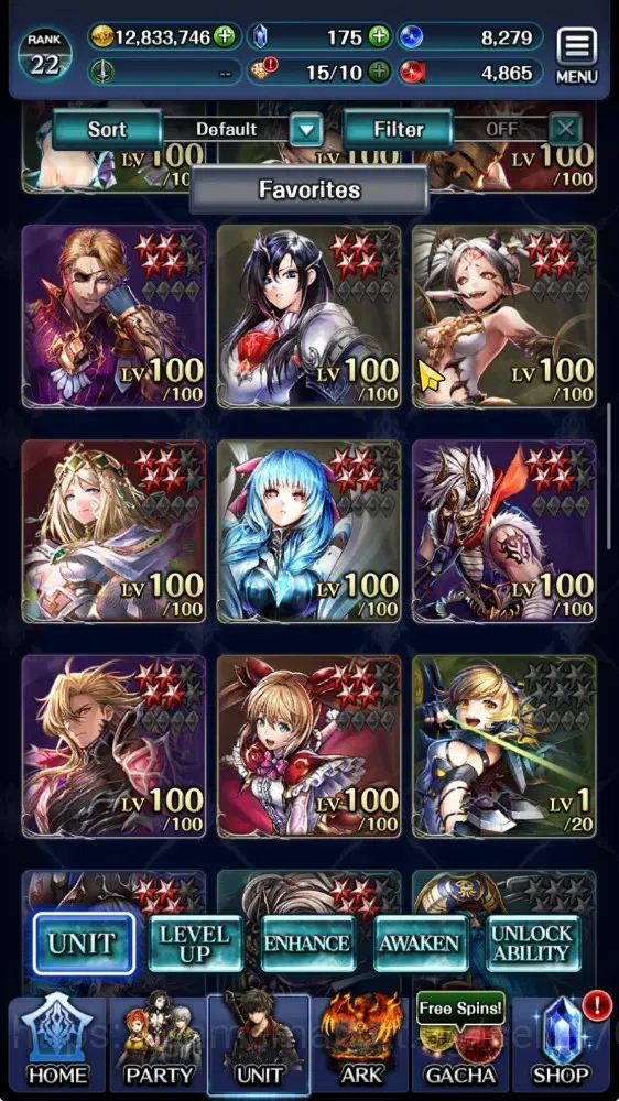 Last Cloudia Accounts Mid‑Game GLOBAL|Rank 22|Collab Brave Frontier Fire God Vargas A4 |Shinobi H Lilette A2,SM Sera,A 2