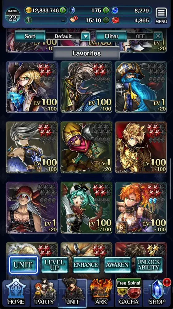 Last Cloudia Accounts Mid‑Game GLOBAL|Rank 22|Collab Brave Frontier Fire God Vargas A4 |Shinobi H Lilette A2,SM Sera,A 3