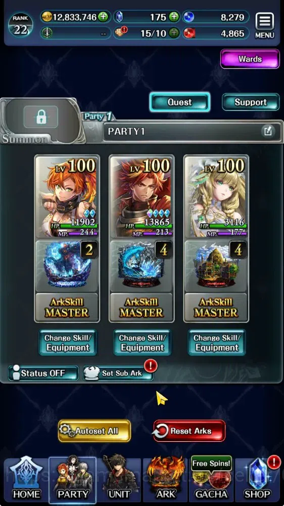 Last Cloudia Accounts Mid‑Game GLOBAL|Rank 22|Collab Brave Frontier Fire God Vargas A4 |Shinobi H Lilette A2,SM Sera,A 8