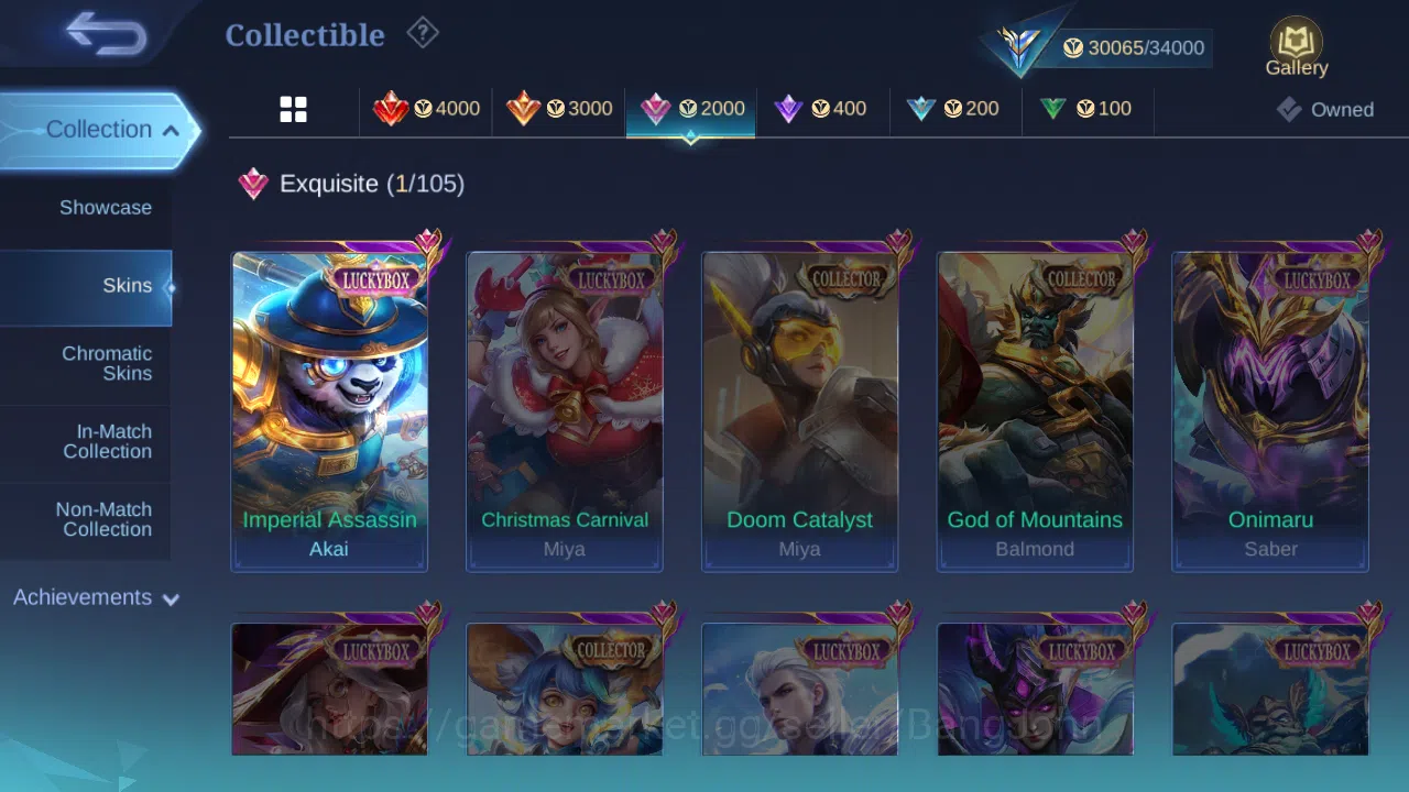 Mobile Legends: Bang Bang Accounts Hero 62 | skin 108  kof karina | sanrio floryn | l image 7