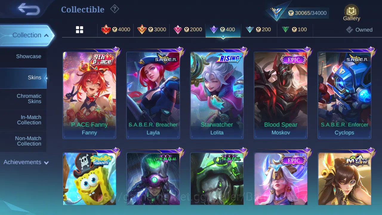 Mobile Legends: Bang Bang Accounts Hero 62 | skin 108  kof karina | sanrio floryn | l image 8