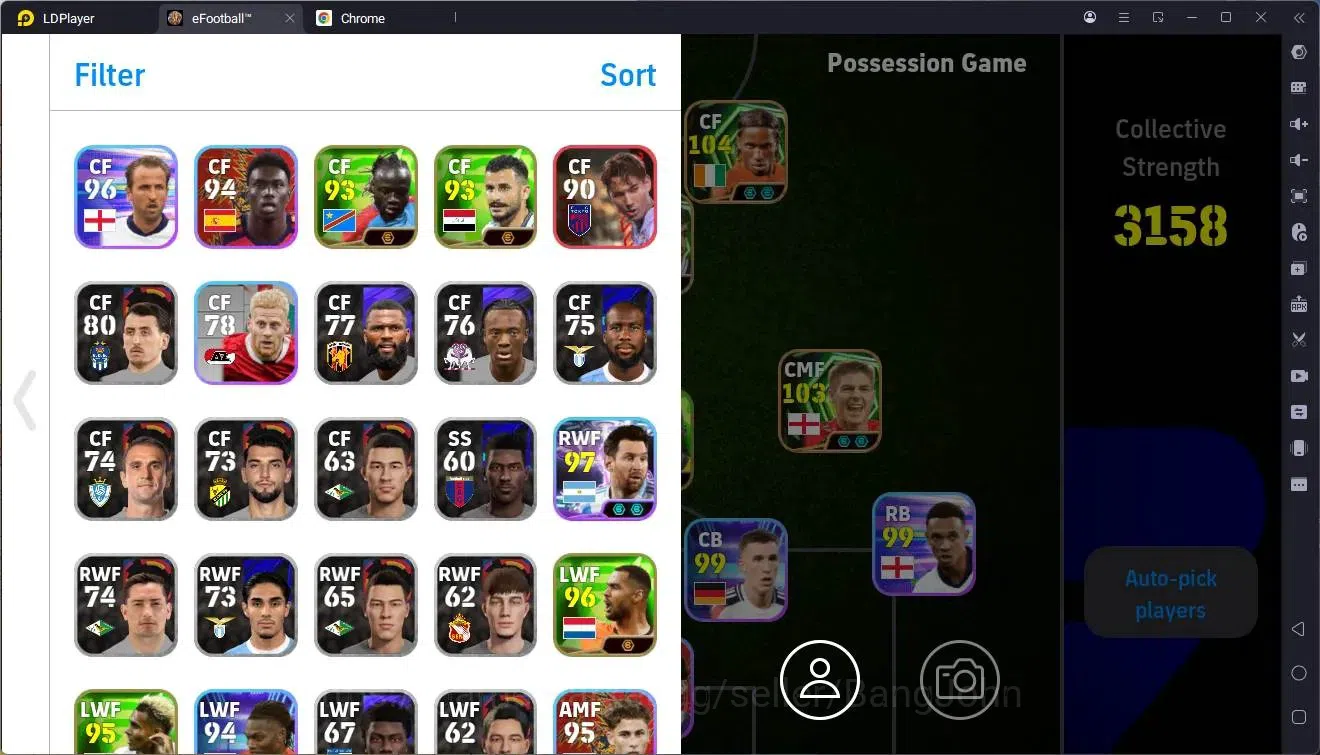 eFootball Accounts Mobile |PW 3158|Epic Drogba,Gerrard,Raul,Minanda,S image 2