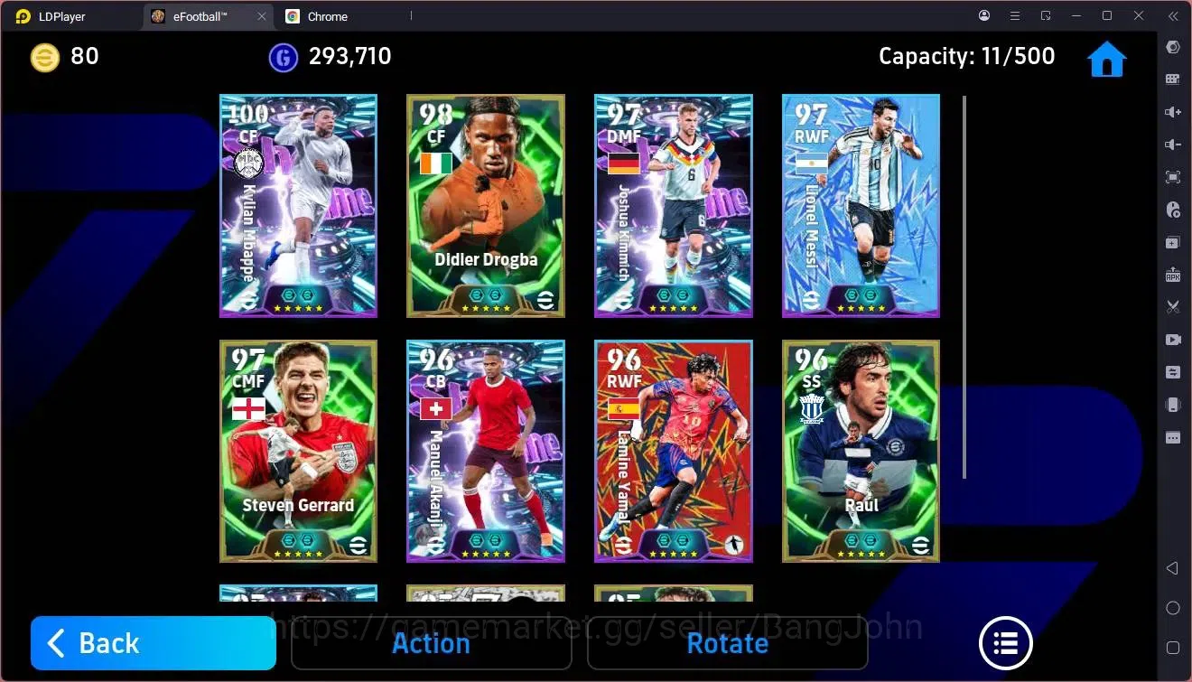 eFootball Accounts Mobile |PW 3158|Epic Drogba,Gerrard,Raul,Minanda,S image 4