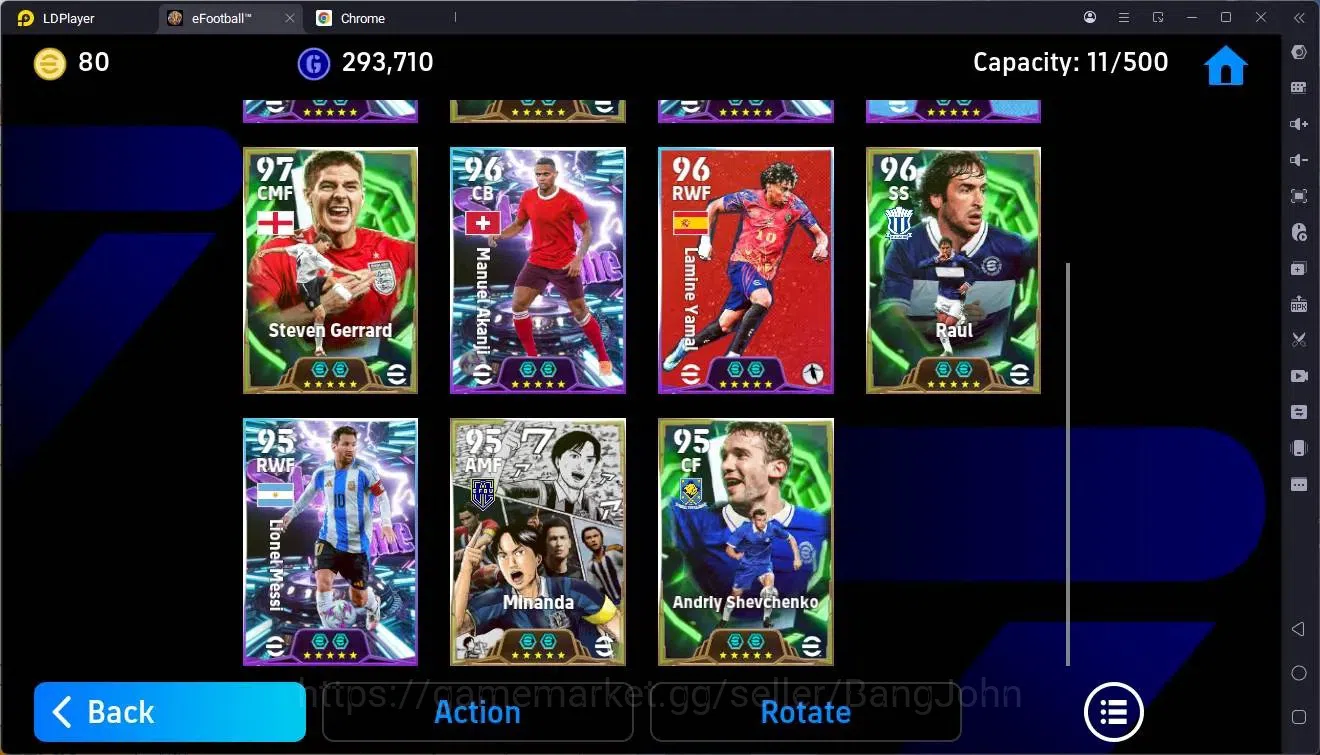 eFootball Accounts Mobile |PW 3158|Epic Drogba,Gerrard,Raul,Minanda,S image 5