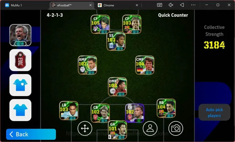 eFootball Accounts ANDROID|PW 3184|Epc Lothar Matthaus|Epc Gabriel Ba image 2