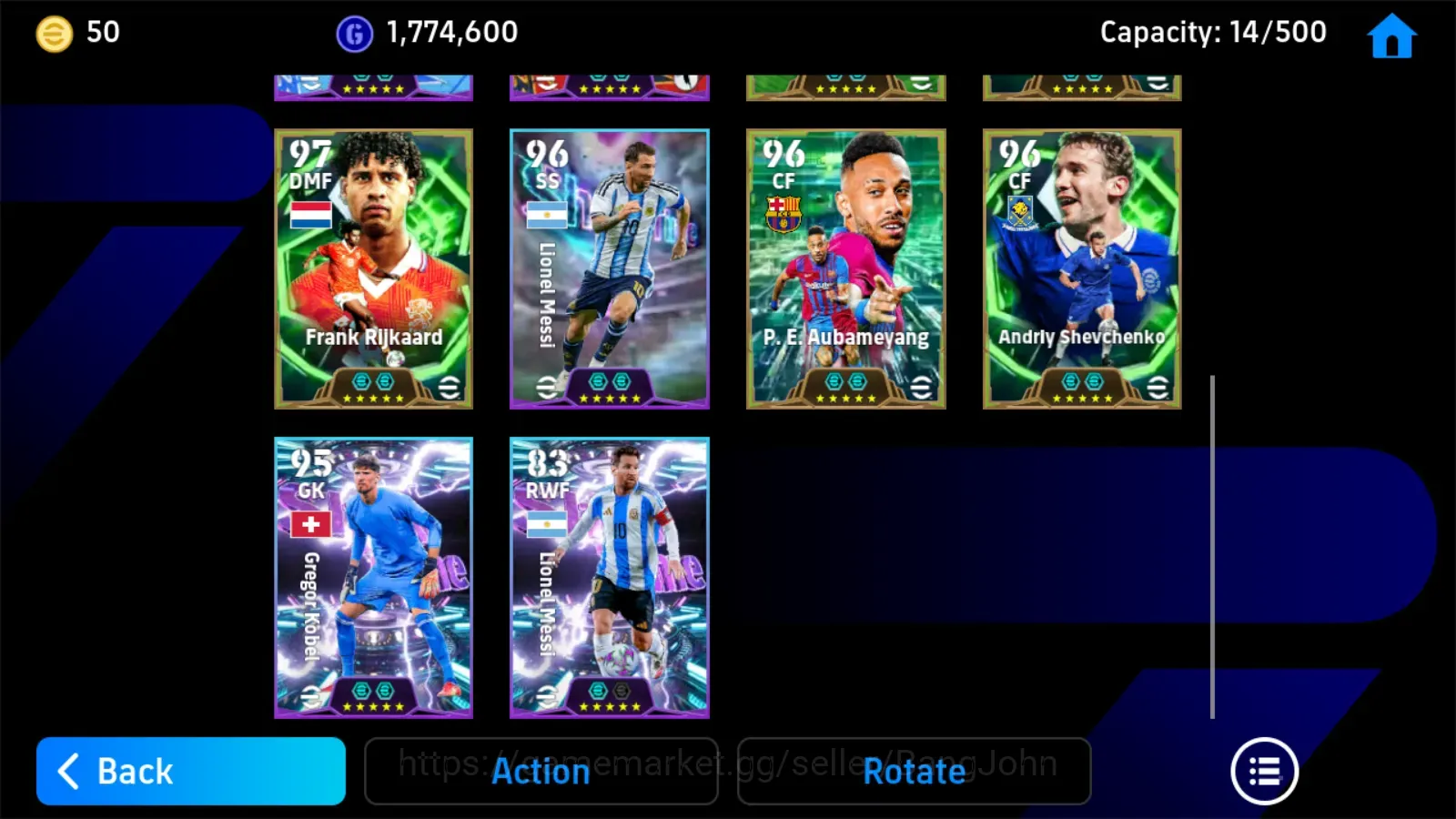 eFootball Accounts Others Android|PW3179|NewRodriBigT,LeandroTrossardShowT,FabioCannavaroEpic,LuisSuarezEpic,FrankRijkaard 1