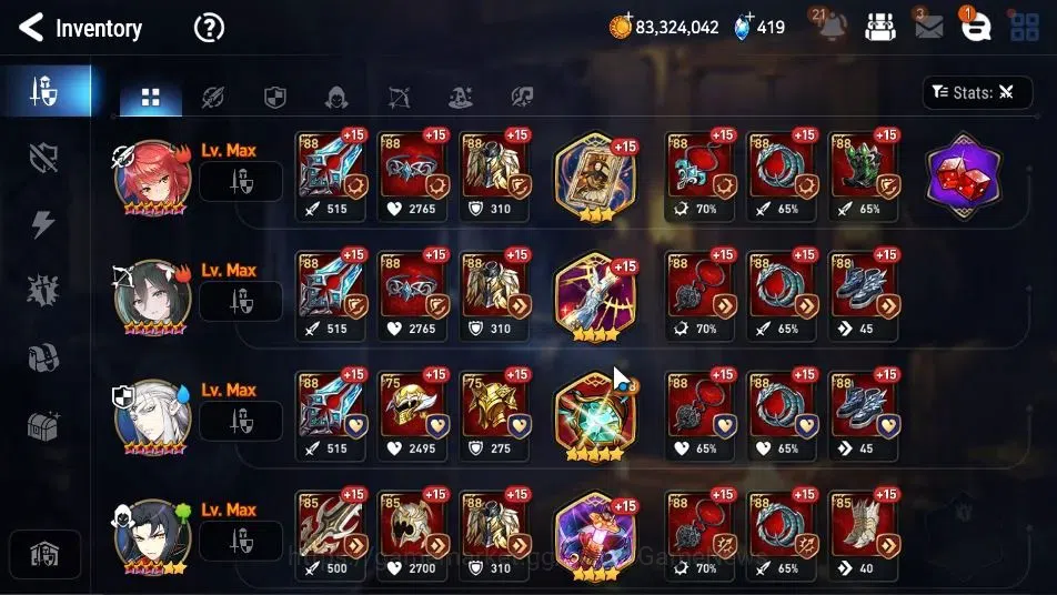 Epic Seven Accounts Starter ASIA Verif|17 ML(BArunka,RueleLight,SE Celine,AbVildred,Etc)+Setsuka,Ivana|Poh ON|18K Energy+54K 20