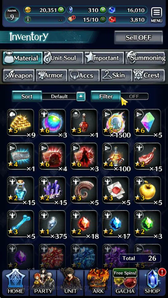 Last Cloudia Accounts GLOBAL | Rank 9 | Collab DMC (Dante) TopTierUnit ( image 5