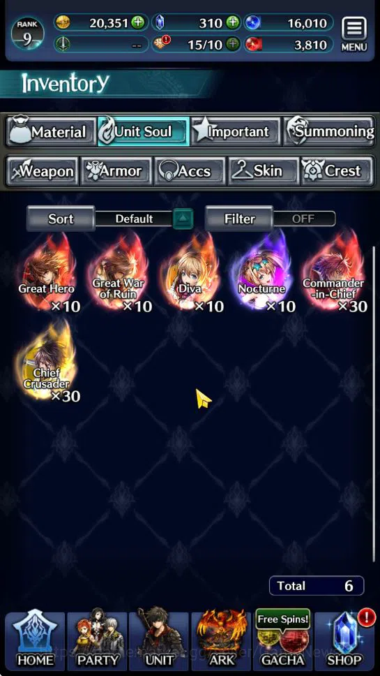 Last Cloudia Accounts GLOBAL | Rank 9 | Collab DMC (Dante) TopTierUnit ( image 8