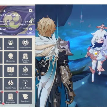 Genshin Impact Accounts End Game ASIA|AR 59|Endgame 18 Limited Char(Skirk C1,Flins,Arle