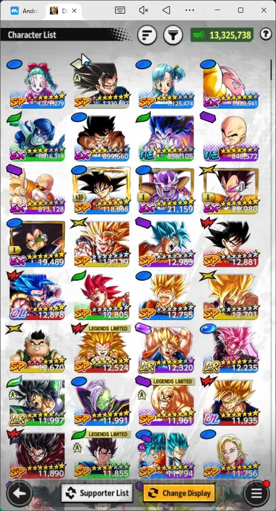 Dragon Ball Legends Accounts Global|Lvl 159|13.3M Total Power|3.7K CC|3 LR|2 UL image 14