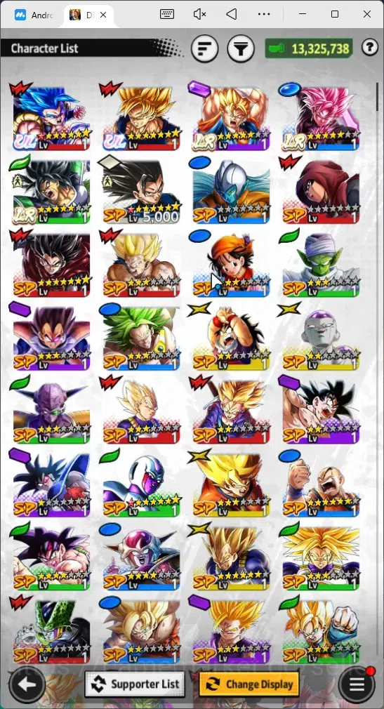 Dragon Ball Legends Accounts Global|Lvl 159|13.3M Total Power|3.7K CC|3 LR|2 UL image 15