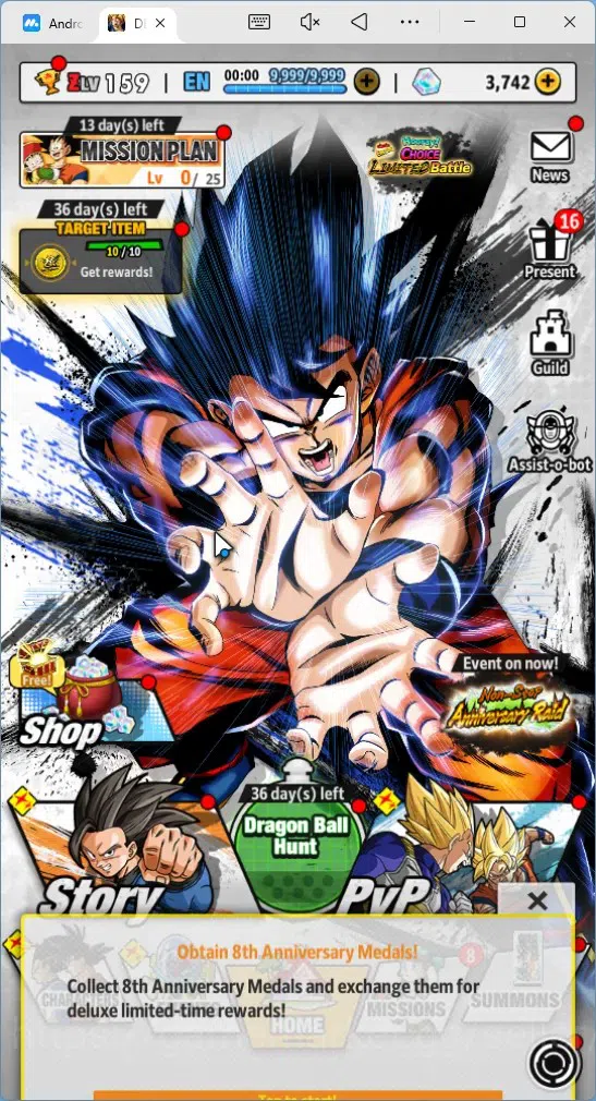 Dragon Ball Legends Accounts Global|Lvl 159|13.3M Total Power|3.7K CC|3 LR|2 UL image 17