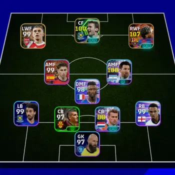 eFootball Accounts Starter 3057 I Lamin Yamal 107 (Biltz Curler) I Shevchenko 102 I Fresh Account  I Only Konami I  Account