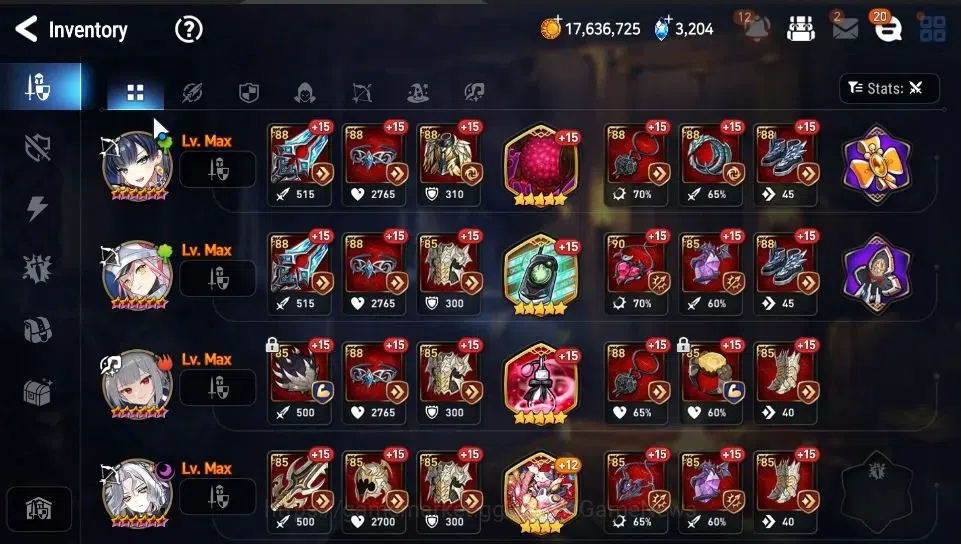 Epic Seven Accounts GLOBAL Unverif|New Era|10 ML(LOT Scales,Zio,CLilia image 18