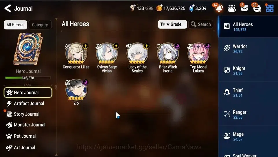 Epic Seven Accounts GLOBAL Unverif|New Era|10 ML(LOT Scales,Zio,CLilia image 4