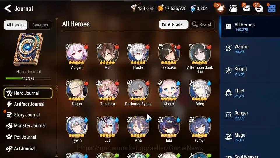 Epic Seven Accounts GLOBAL Unverif|New Era|10 ML(LOT Scales,Zio,CLilia image 5