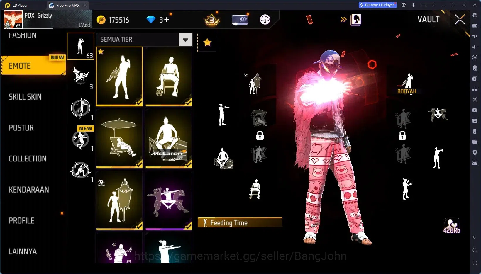 Free Fire Accounts Indonesia|Vault 824|1 EVO (R- Megalodon Alpha Lv7) image 12