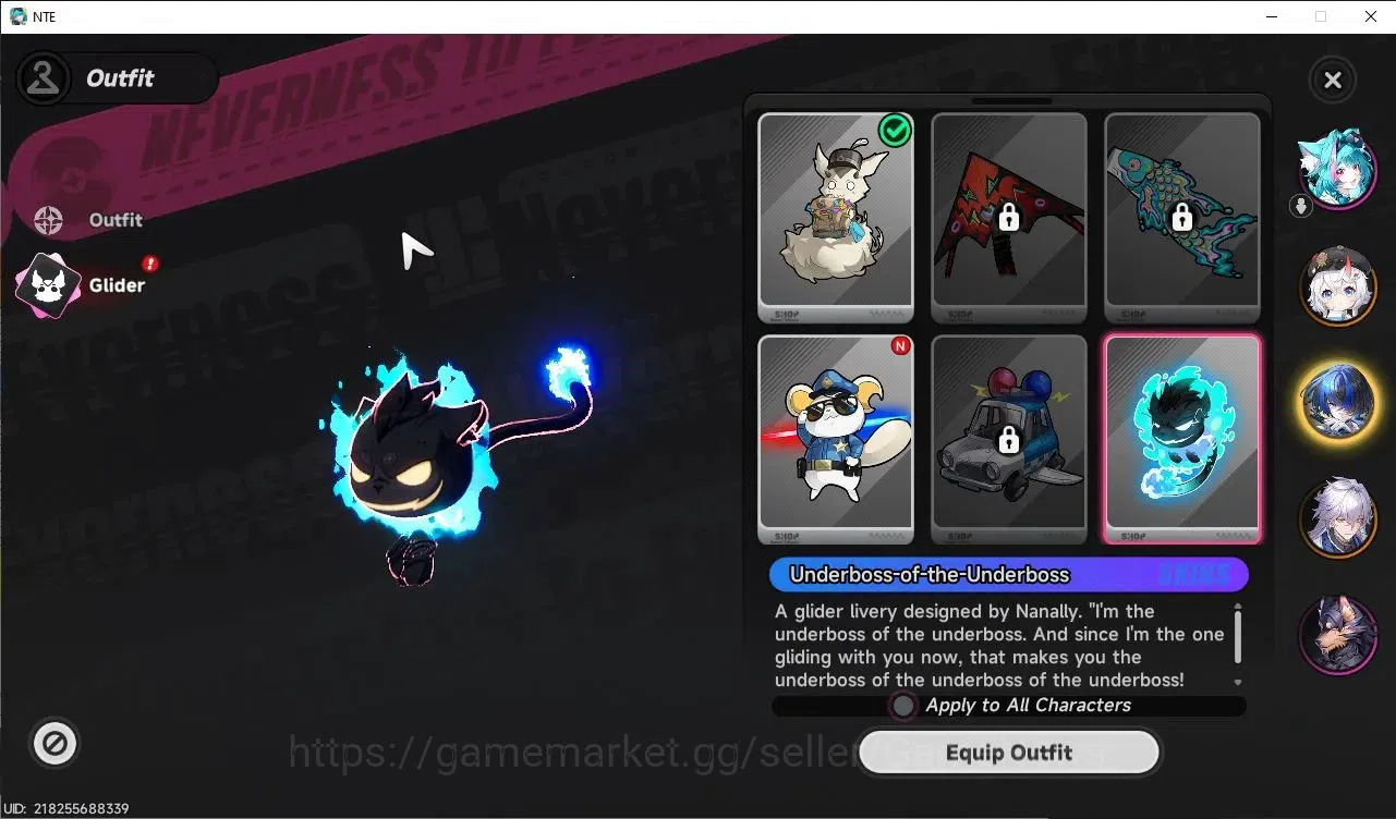 Neverness to Everness Accounts Global EU|HL 3| 3 SSR Daffodill , Baicang, Sakiri |5 SR|Underboos Glider|Male MC|Log 4