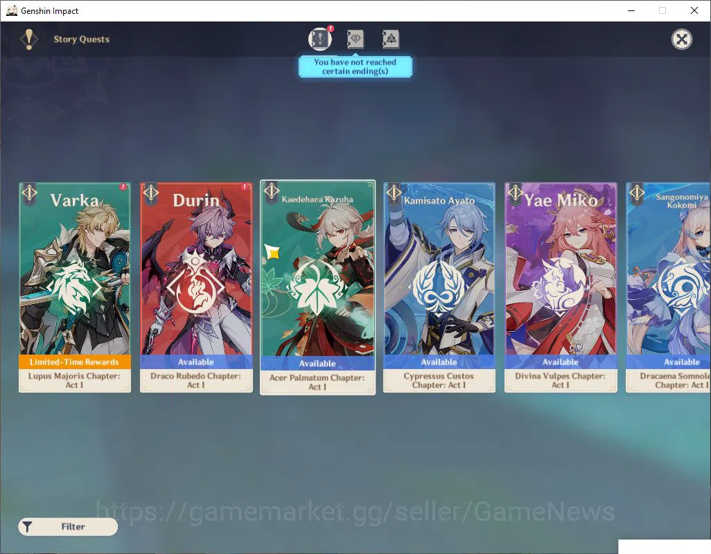 Genshin Impact Accounts Asia|AR 55|5 Limited +3(*5Weapon))|Arlecchino+Sign image 11
