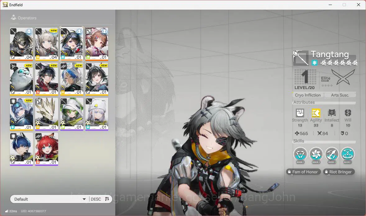Arknights: Endfield Accounts ASIA|Fresh Starter| 1 limit+Standard| Tangtang, Ar image 13