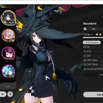 Neverness to Everness Accounts Global SEA|HL 27|TL 24|5 S-Class 2 Limit|Blackbird & Lacrimosa +Glider|Sakiri & Chiz