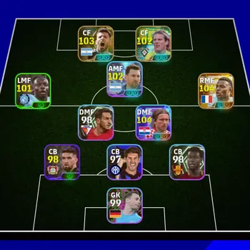 eFootball Accounts High-End Mobile|Pw3099|BigT Mbappe,ShowT Luka Modric,Epic Diego Forlan,Epic Sergio Aguero,Epic Dennis