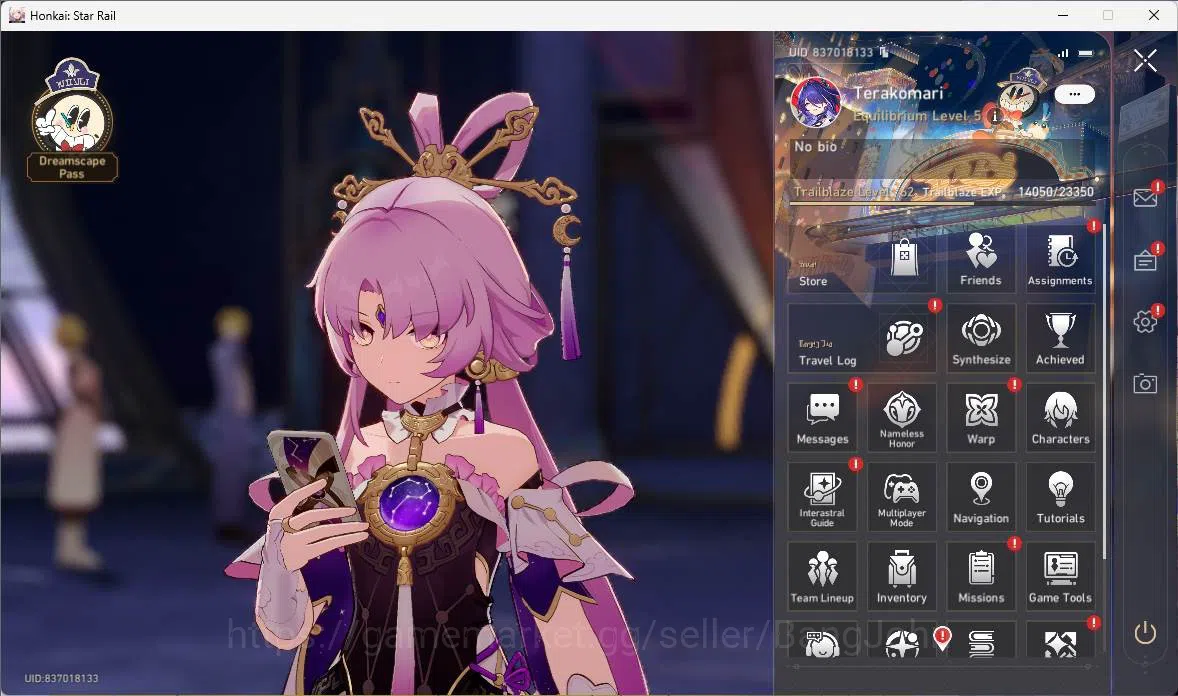 Honkai Star Rail Accounts ASIA|TL 63|10 Limit|warp 20|Acheron+sign,Sparkle,S image 1