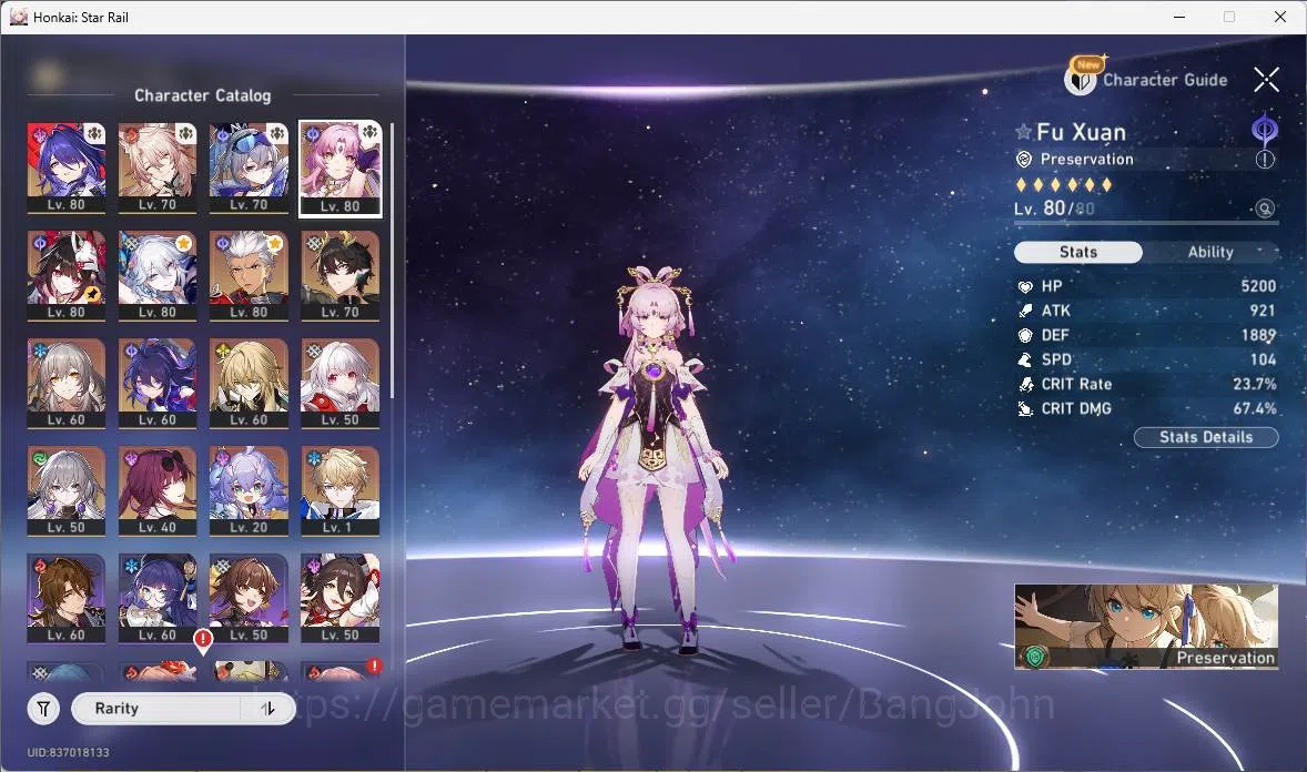 Honkai Star Rail Accounts ASIA|TL 63|10 Limit|warp 20|Acheron+sign,Sparkle,S image 4
