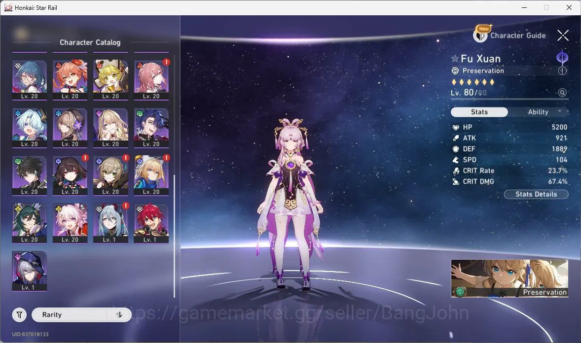 Honkai Star Rail Accounts ASIA|TL 63|10 Limit|warp 20|Acheron+sign,Sparkle,S image 5