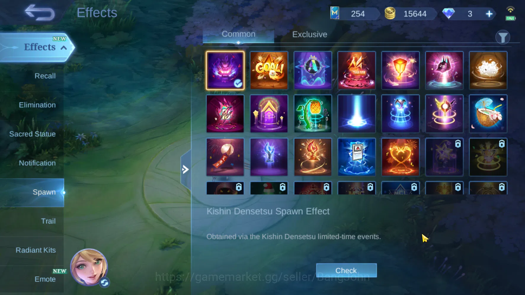 Mobile Legends: Bang Bang Accounts Hero 107 | Skin 222 | Emblem Al Max | Ex Immo | Wi image 11