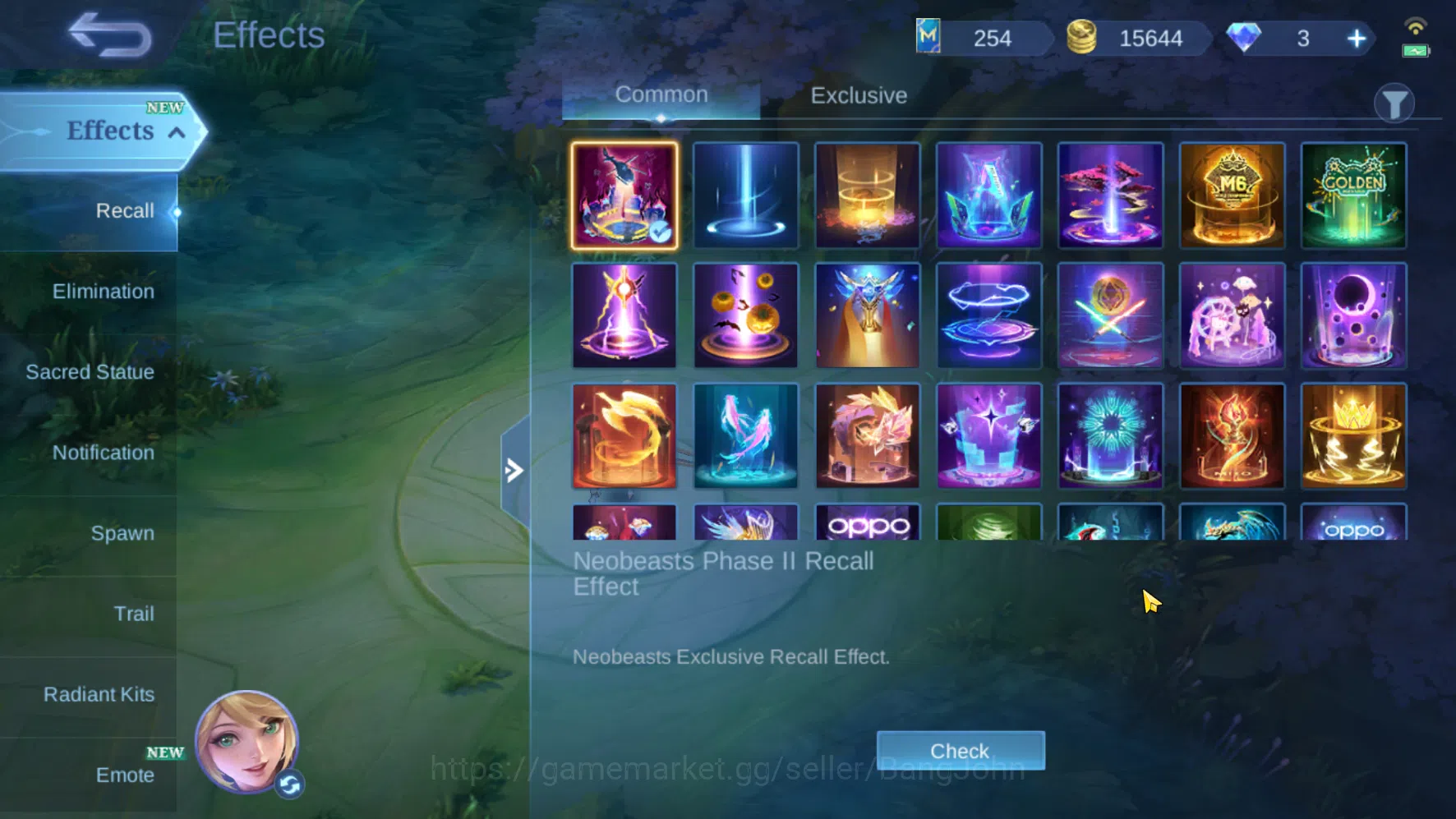 Mobile Legends: Bang Bang Accounts Hero 107 | Skin 222 | Emblem Al Max | Ex Immo | Wi image 12