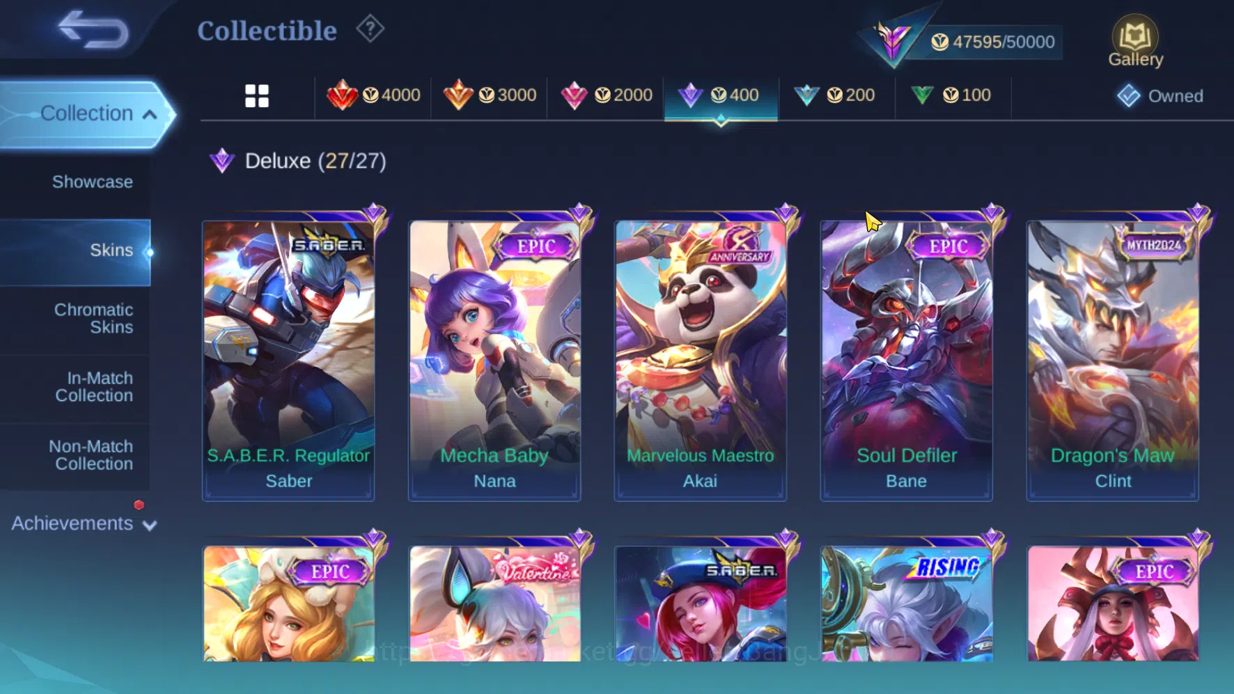 Mobile Legends: Bang Bang Accounts Hero 107 | Skin 222 | Emblem Al Max | Ex Immo | Wi image 4