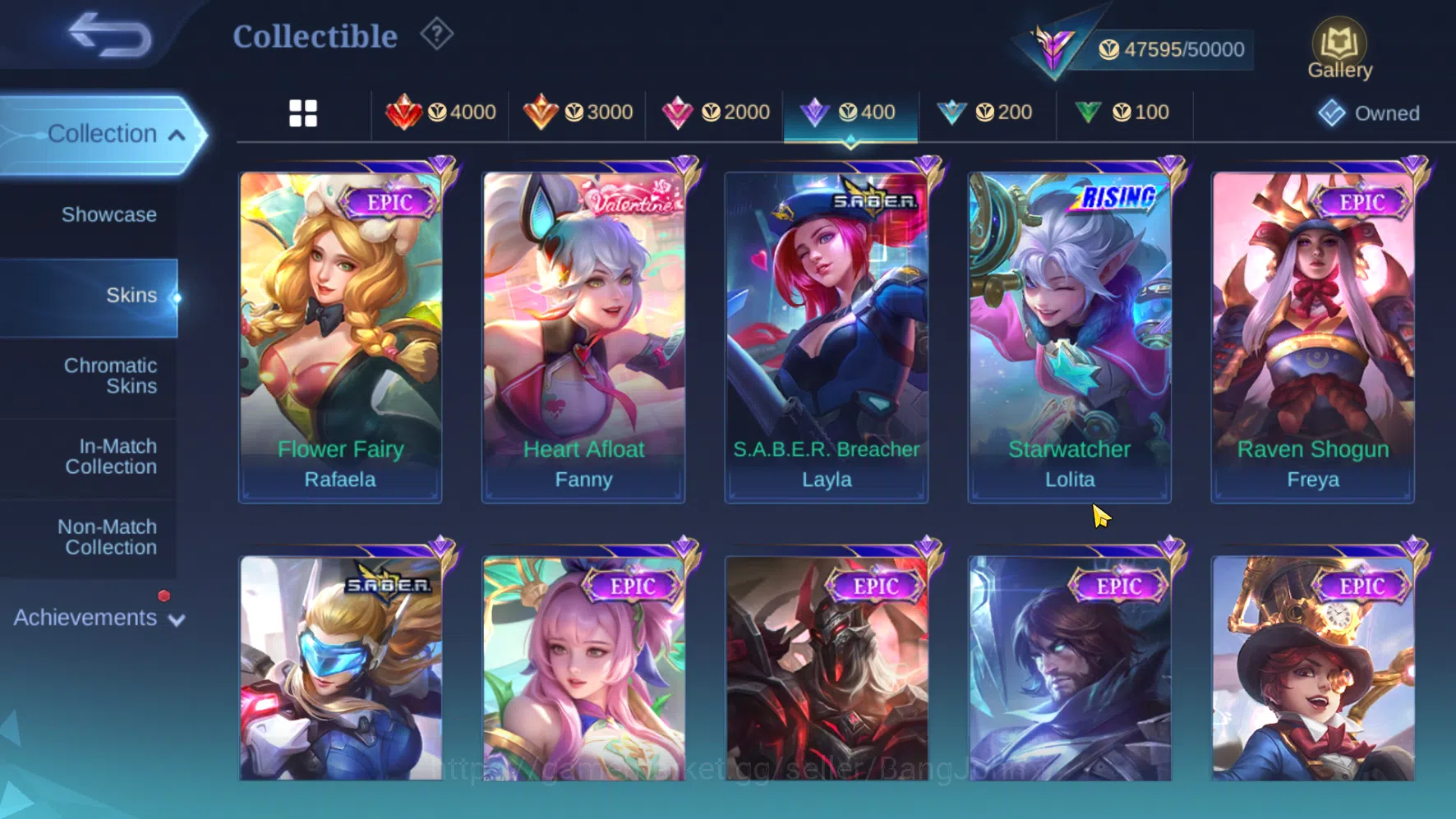 Mobile Legends: Bang Bang Accounts Hero 107 | Skin 222 | Emblem Al Max | Ex Immo | Wi image 5