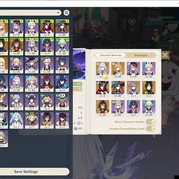 Genshin Impact Mid Game ASIA|AR 55|3 Limit+3(*5WeP)|Skirk+Sign,Ineffa,Chas image 1