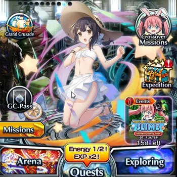 Grand Summoners Accounts End-Game Global|Rank 88|21 Ascend+13 TW|[Inumuta,S Miyu,Emiya,Fen,Etc]+TW,Saito,Chloe,S